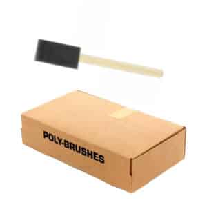 1 in. Poly Foam Brush (48-Case)